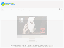 Tablet Screenshot of cyberslangdesign.com